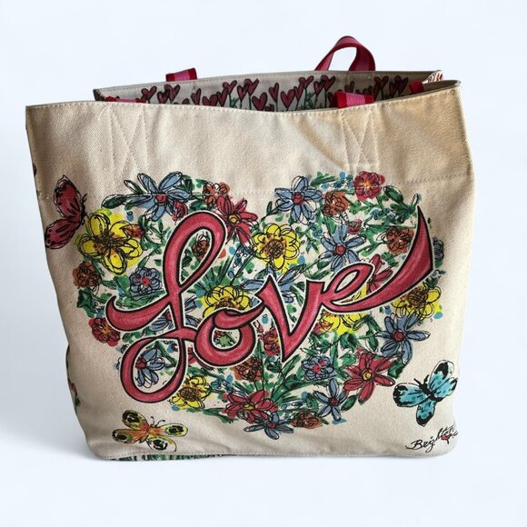Brighton Love Tweet Tote Features Artwork from Tom Clancy NWT - Picture 2 of 10